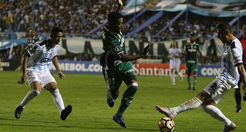 Atlético Tucumán y Palmeiras empataron 1-1 por la primera jornada de la fase de grupos de la Copa Libertadores. (Foto: EFE)