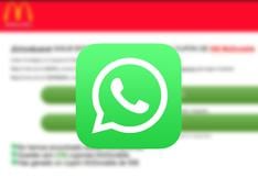 WhatsApp: cupón de comida rápida te roba tus datos personales