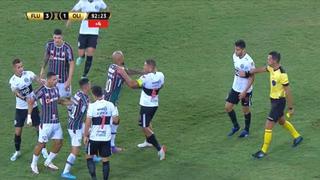 Fluminense vs. Olimpia: André y Alcaraz protagonizaron un altercado y se ganan la amarilla