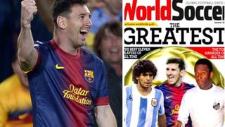 Lionel Messi está en el once de los mejores de la historia y Cristiano no
