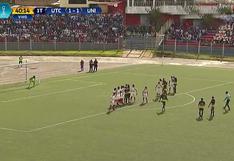 Juan Pablo Vergara anotó espectacular gol de tiro libre en el partido Universitario vs UTC