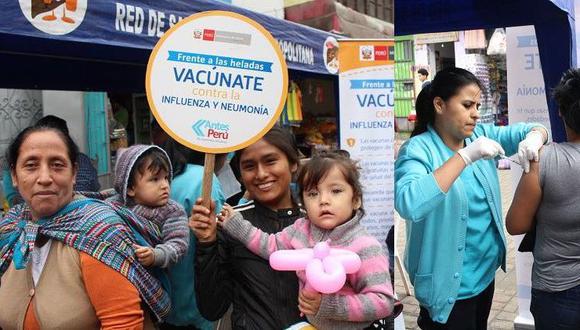 Personal de la Red de Salud de Lima Este Metropolitana, del Ministerio de Salud (Minsa), vacunó a más de 200 personas en el mercado Catalán, en El Agustino, contra las enfermedades que ocasionan las bajas temperaturas, como la neumonía y la influenza.  
La jornada permitió proteger a niños y adultos mayores, quienes son los más vulnerables al intenso frío que se registra en la zona de Lima Este. 
Participaron las brigadas de vacunación de los centros de salud Catalina Huanca y de El Agustino, además un grupo de promotoras de la salud entregó material informativo al público y guantes y gorritas para abrigar a los niños que se vacunaron.
El Minsa informa que las vacunas son seguras, de calidad y gratuitas en todos los establecimientos de salud. La vacuna del neumococo se aplica a los niños menores de 2 años, mientras que la dosis contra la influenza es recomendada para todas las edades.
Los grupos prioritarios están integrados por los menores de 2 años, los mayores de 60 años, las gestantes con más de 20 semanas de embarazo y las personas con diabetes, obesidad, asma, insuficiencia renal y males cardiacos. (Difusión)