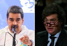 Maduro dice que Milei está trabajando para convertir a Argentina en colonia de EE.UU.