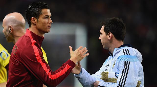 Cristiano Ronaldo y Lionel Messi y su encuentro en Old Trafford - 1