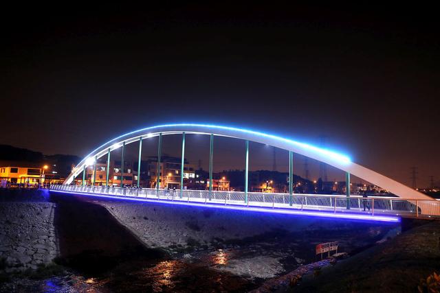 Municipalidad de Lima entregó a la ciudad el nuevo puente peatonal Malecón Checa. Que beneficiará a San Juan de Lurigancho y El Agustino. Foto: Hugo Pérez / @photo.gec