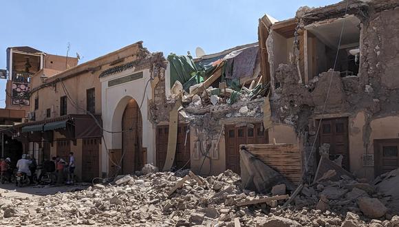 Los destrozos provocados por el terremoto de magnitud 7 este sábado en Marrakech (Marruecos). (Foto: EFE/ Javier Picazo)