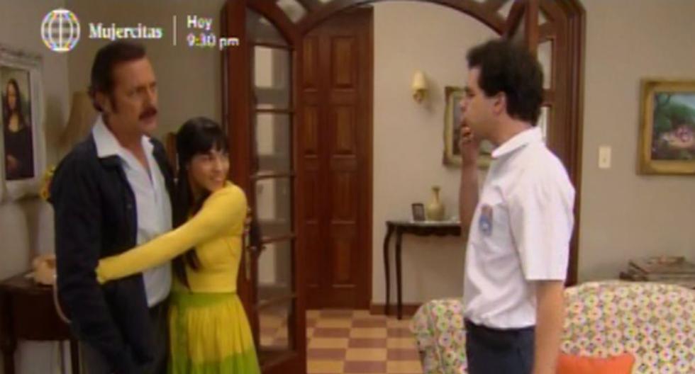 En De Vuelta Al Barrio, buscó a Pichón para contarle que es el enamorado de su hija Sara, pero todo terminó muy mal. (Foto: Captura América TV)