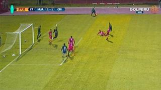 Sporting Cristal vs. Sport Huancayo: disparo al travesaño le negó el récord a Emanuel Herrera | VIDEO