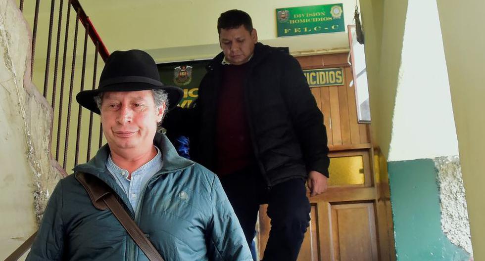 El exministro de Minería de Bolivia, César Navarro (izquierda), y Pedro Damián Dorado López, exviceministro de Desarrollo Rural y Tierras, fueron liberados después de ser detenidos en el aeropuerto cuando trataban de abordar un vuelo a México (Foto: Reuters).