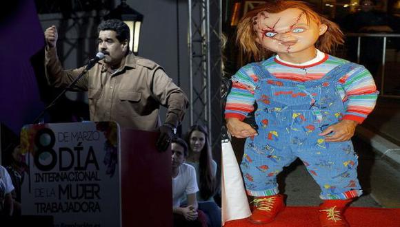 Maduro compara las protestas con el muñeco diabólico Chucky