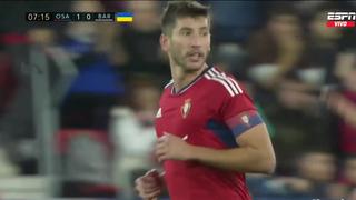 David García anotó el 1-0 de Osasuna sobre Barcelona por LaLiga Santander | VIDEO