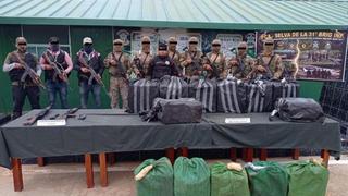 Vraem: Fuerzas Armadas y Policía incautan más de una tonelada y media de droga durante operativos 