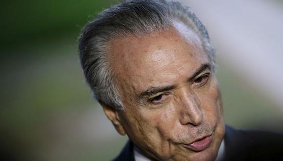 El presidente de Brasil, Michel Temer. (Foto: Reuters)
