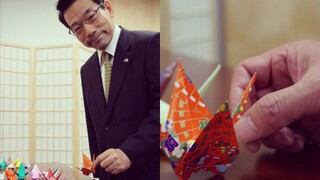 ¿Por qué un diplomático japonés hace una grulla de origami a diario y lo sube a Instagram?