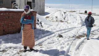 Huancavelica: intensa nevada cubrió carreteras