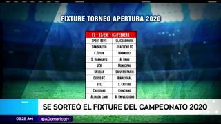 Liga 1: este es el fixture completo del Torneo Apertura de la temporada 2020