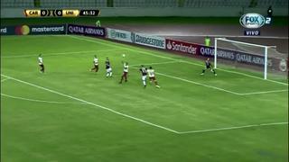 Universitario vs. Carabobo: venezolanos marcaron 1-0 de cabeza tras desatención de defensa crema [VIDEO]