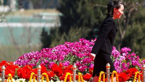 Kim Yo Jong fue nombrada miembro alterno del politburó, el máximo órgano de decisión del país, presidido por Kim Jong-un. (Foto. Reuters)