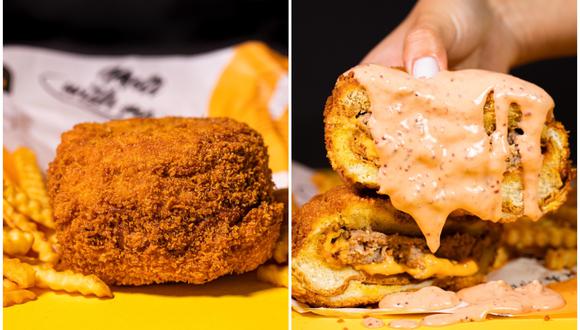 Crunchy Melt la primera hamburguesa Deep-Fried de Perú hecha por Melt Burger.  (Foto: cortesía)