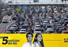 Noticias de hoy en Perú: Congestión vehícular, Rafael Vela, y 3 noticias más en el Podcast de El Comercio