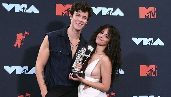 Camila Cabello y Shawn Mendes han sido ganadores en los MTV VMAs. La ceremonia de este año será presencial y se llevará a cabo el 12 de setiembre. (Foto: AFP)