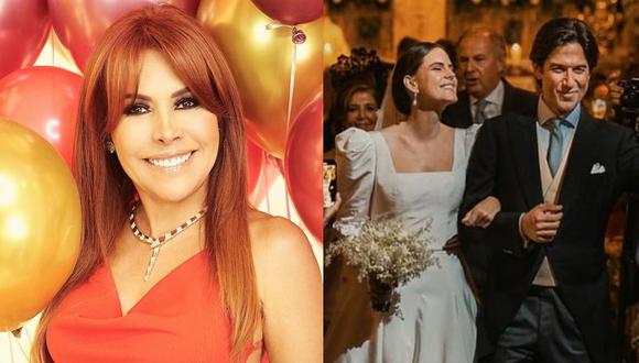 Magaly Medina defiende de críticas la boda de la hija de Alfredo Barnechea. (Foto: Composición)