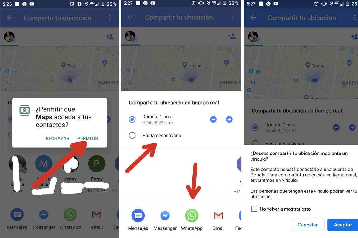 Google Maps: todos los pasos para que aprendas a compartir tu ubicación a tus contactos. | Foto: Composición