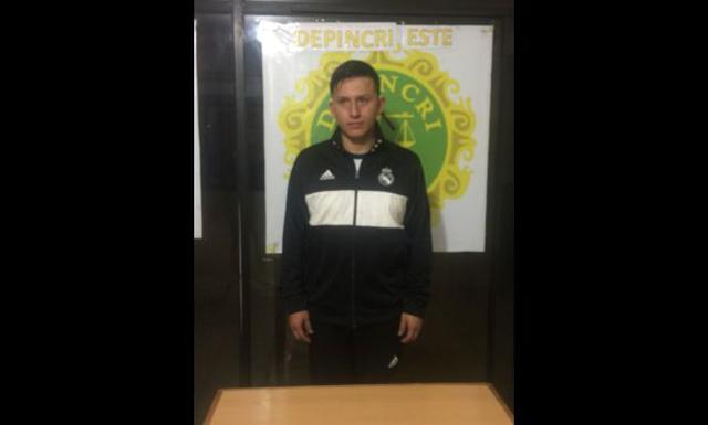 Alexander Manuel Pérez Gutiérrez (23), conocido como ‘Gringasho’, fue detenido anoche en el distrito de El Porvenir, en Trujillo (Foto: PNP)