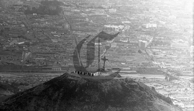 Así se veía el centro de Lima desde el cielo en 1960 - 1