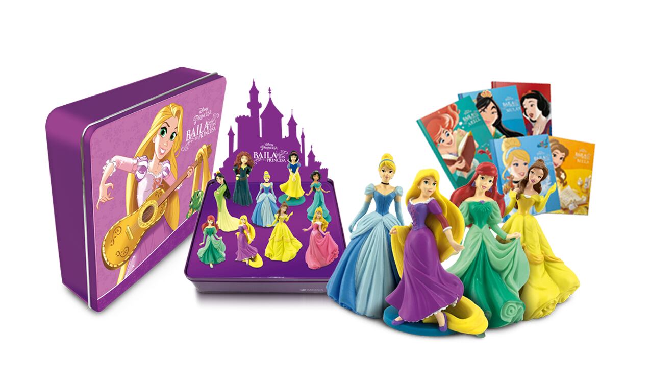 La primera entrega es una caja coleccionadora musical (a solo S/35 soles) y de la entrega 2 a la 11 una linda princesa y un libro de tapa dura (cada una a S/32 soles).