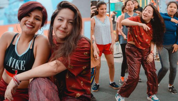 Gabriela Flores y Genoveva Huerta participan en diversos proyectos culturales. El más reciente fue una clase maestra, organizada por D1 y Nike, en el Centro de Alto Rendimiento de Alto Perú, en Chorrillos. (Foto: Iceberg)