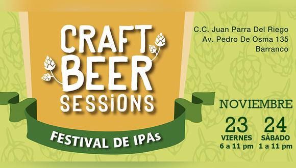 Craft Beer Session: Un festival dedicado a las cervezas artesanales IPAs