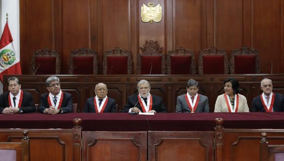 Pleno del TC elegirá al presidente de este órgano, pese a mandatos vencidos de seis de los siete magistrados. (Foto: GEC)
