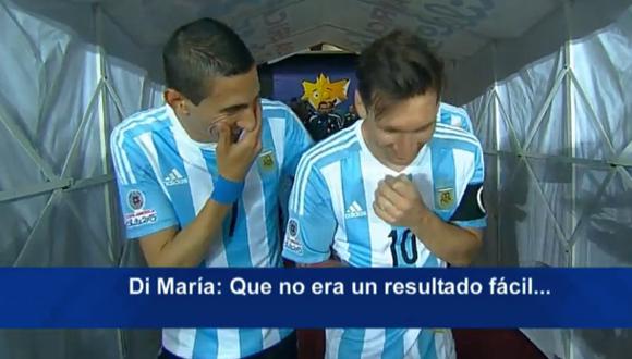 Messi y Di María: video revela de quién se reían realmente