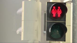 Austria: semáforos gay en las calles de Viena [VIDEO]