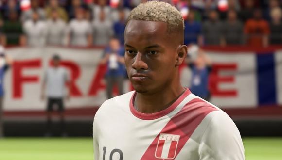 FIFA 19 Gameplay. En la foto, el futbolista peruano André Carrillo. (Captura de TV)