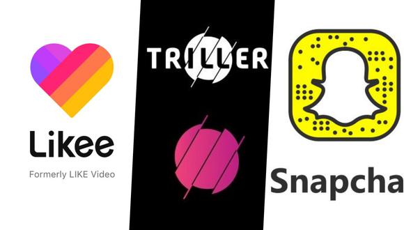 Likee, Triller y Snapchat son algunas de las aplicaciones que también usan el formato de video corto que caracteriza TikTok.