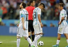Argentina vs. Croacia: el dolor de los argentinos tras la goleada croata en Rusia 2018 | FOTOS