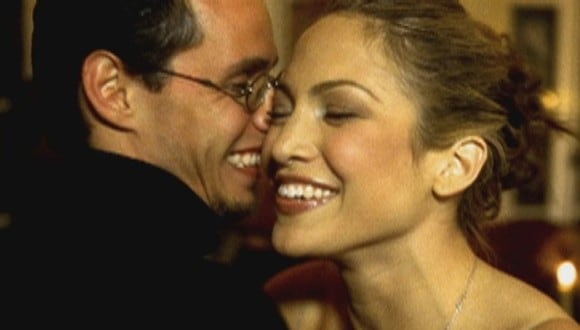 Marc Anthony y Jennifer López interpretaron "No me ames" en 1999 (Foto: Pinterest)
