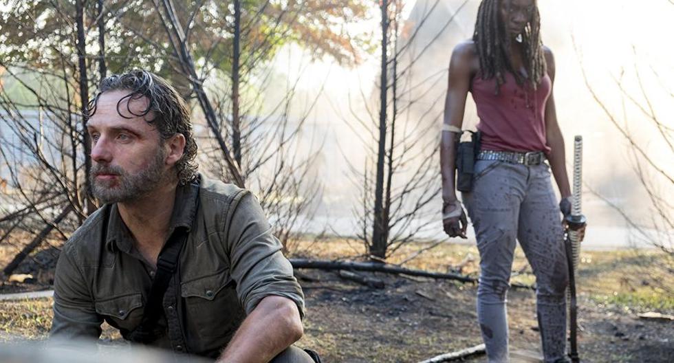 Rick y Michonne se sorprendieron al descubrir que Carl también le escribió a negan (Foto: AMC)