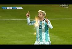 Argentina vs Uruguay: golazo de Lionel Messi en su regreso a la Albiceleste por Eliminatorias