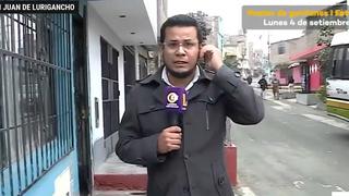 Reportero denuncia en vivo que fue amenazado cuando cubría enlace de extorsión