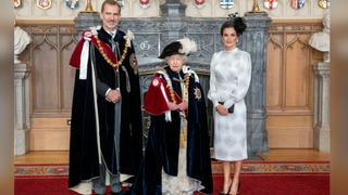 Felipe VI es investido por la reina Isabel con la máxima distinción del Reino Unido | FOTOS