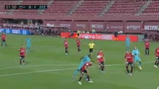 Barcelona vs. Mallorca: brillante jugada colectiva para el 1-0 convertido por Arturo Vidal | VIDEO