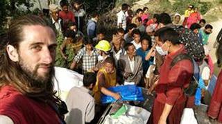 Terremoto en Nepal: El argentino que ayuda a los sobrevivientes