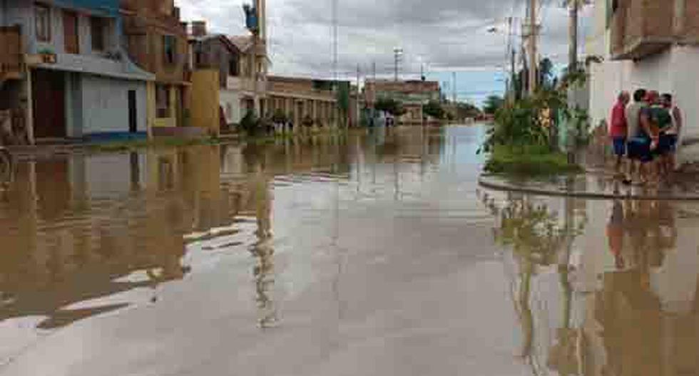 Las lluvias en varias regiones de Lambayeque se extendieron por más de 17 horas. (Foto: Agencia Andina)