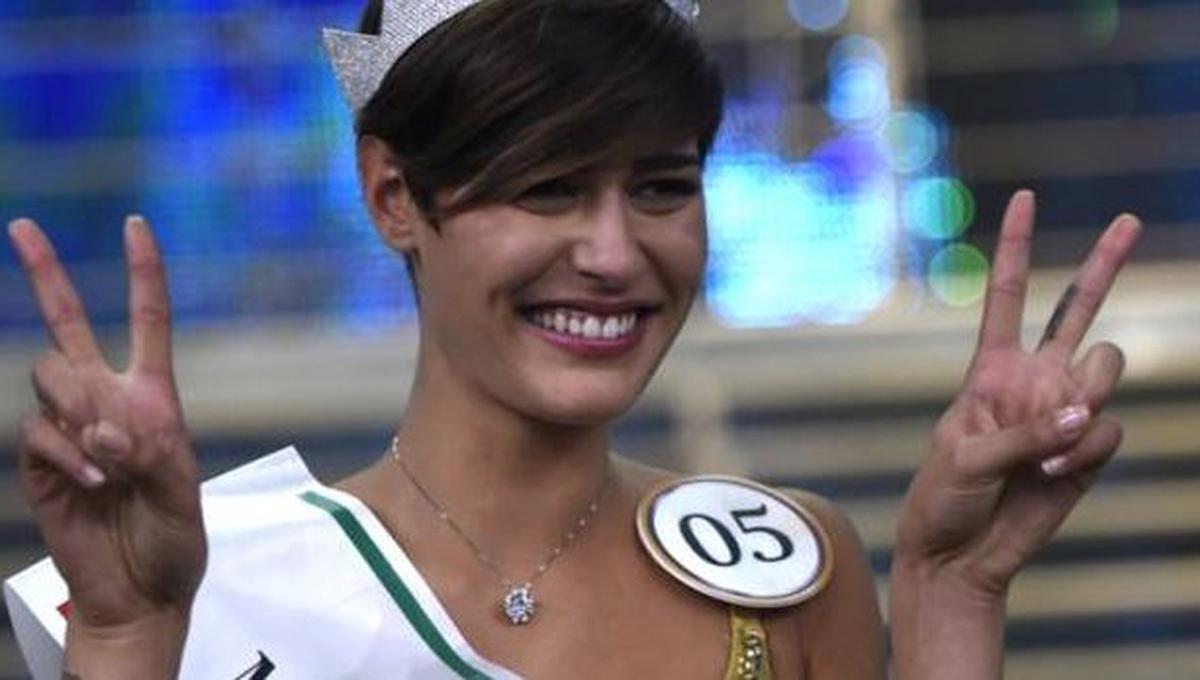 Miss Italia desata burlas e indignación con insólita respuesta