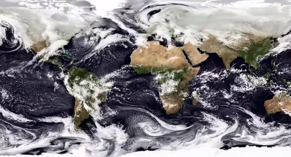 Mira cómo llueve en la Tierra. (Foto: NASA Goddard / YouTube)