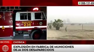 Lurigancho-Chosica: explosión en fábrica de armas deja dos militares desaparecidos | VIDEO 
