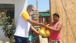 Coronavirus en Perú: entregan víveres a familias afectadas por cuarentena en Ica